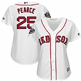 Red Sox 25 Steve Pearce White 2018 World Series Cool Base Player Jerseys Dzhi,baseball caps,new era cap wholesale,wholesale hats